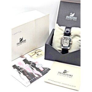 Swarovski Crystal Watch 1791729 new in box with original papers Vintage Y2K